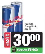 Red Bull Energy Drink-For 2 x 250ml