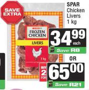Spar Chicken Livers-1Kg 