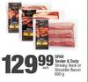 Spar Tender & Tasty Streaky, Bck Or Shoulder Bacon-650g