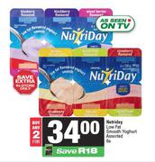 Nutriday Low Fat Smooth Yoghurt Assorted-For 2 x 6s