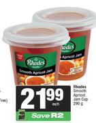 Rhodes Smooth Apricot Jam Cup-290g