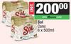 Sol Cans-For 2 x 6 x 500ml