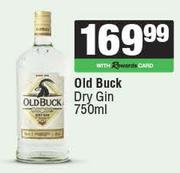 Old Buck Dry Gin-750ml