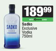 Sadko Exclusive Vodka-750ml