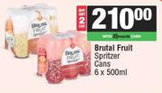 Brutal Fruit Spritzer Cans-For 2 x 6 x 500ml