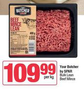 Your  Butcher By Spar Bulk Lean Beef Mince-Per Kg
