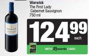 Warwick The First Lady Cabernet Sauvignon-750ml