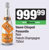 Veuve Clicquot Ponsardin Rich French Champagne-750ml