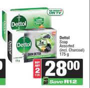 Dettol Soap Assorted-For 2 x 175g