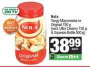 Nola Tangy Mayonnaise Or Original-750g