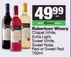 Robertson Winery Chapel White,Extra Light,Sweet White,Rose,Red Or Sweet Red-750ml Each