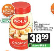 Nola Tangy Mayonnaise Or Original-750g