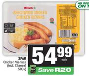 Spar Chicken Viennas-500g