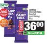Cadbury Chocolate Slabs Assorted-For Any 2 x 80g