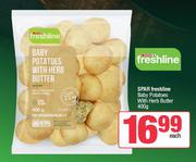 Spar Freshline Baby Potatoes With Herb Butter-400g