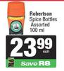 Robertsons Spice Bottles Assorted-100ml
