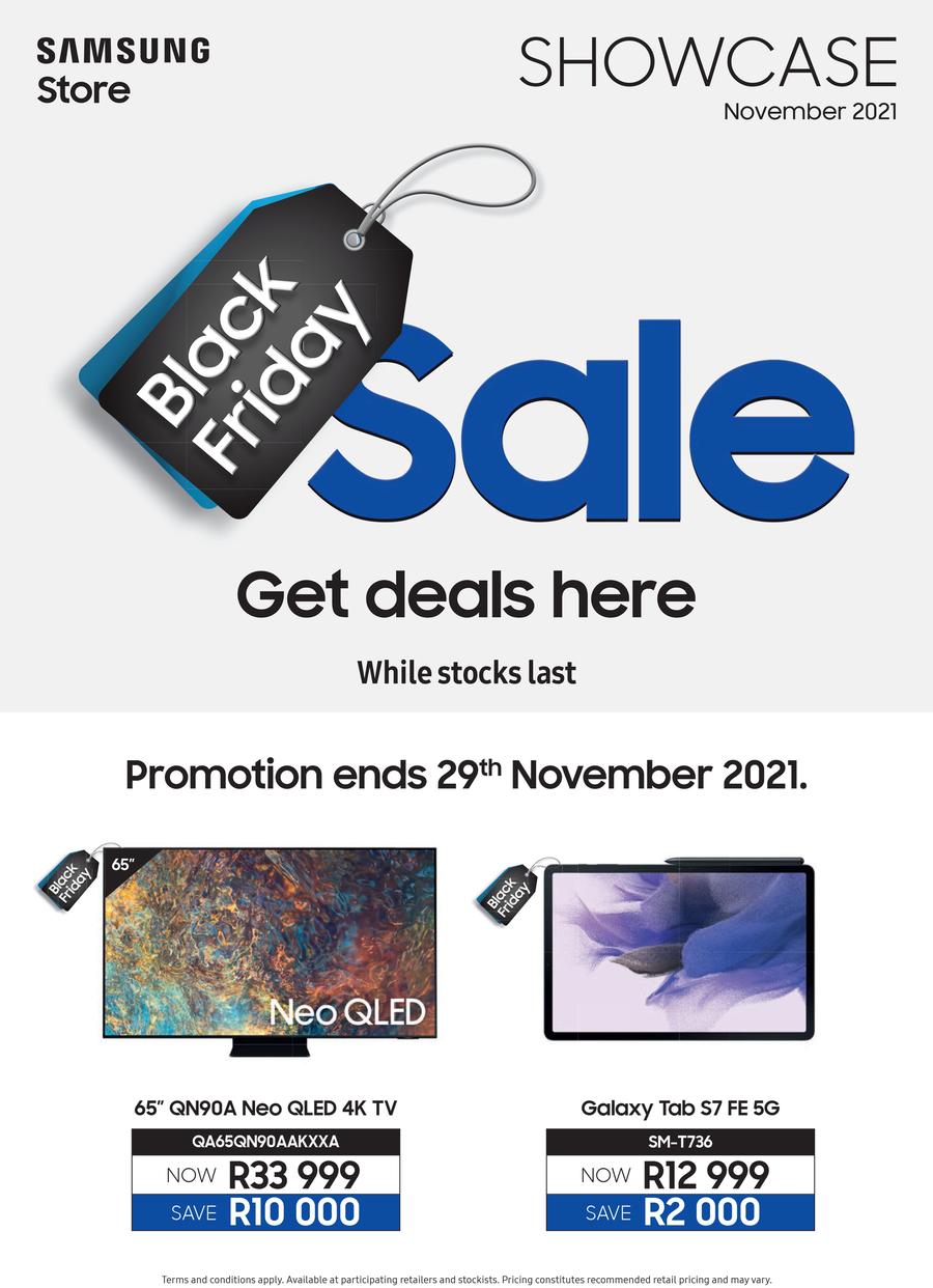 Samsung : Black Friday Sale (10 November - 29 November 2021), page 1