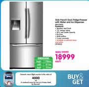 Samsung 564Ltr French Door Fridge/Freezer With Water And Ice Dispenser RF67DESL