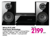 Samsung Micro Hi-Fi With Dual Dock Technology-MM-E430 Each