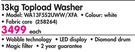 Samsung 13Kg Topload Washer WA13F5S2UWW/XFA