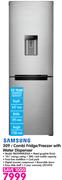 Samsung 309Ltr Combi Fridge/Freezer With Water Dispenser RB29HWR3DSA