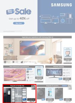 Samsung : Blue Tag Sale (20 August - 29 September 2025), page 1