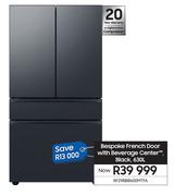 Samsung 630L Bespoke French Door With Beverage Center Black RF29BB8600MTFA