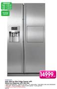 Samsung 660Ltr Side-by-Side Fridge Freezer with Water/Ice Dispenser with Mini Bar RS21HFTPN/XFA