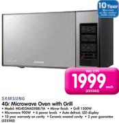 Samsung 40Ltr Microwave Oven With Grill MG402MADXBB/FA