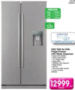 Samsung 660ltr Side-By-Side Fridge/Freezer With Water Dispenser RSA1WHMG