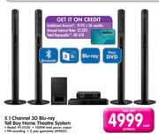 Samsung 5.1 Channel 3D Blu-Ray Tall Boy Home Theatre System HT-J5550