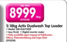 Samsung 18Kg Activ Dual Wash Top Loader WA18J6750SP-Each