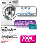 Samsung 7Kg/5Kg Washer/Dryer Combo WD702U4BKSD/FA
