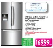 Samsung 710Ltr Side By Side French Door Fridge/freezer With Water And Ice Dispenser RF67DESL-Each