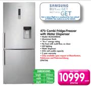 Samsung 471Ltr Combi Fridge/Freezer With Water Dispenser RL4363KBASL-Each