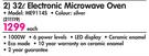 Samsung 32Ltr Silver Electronic Microwave Oven ME9114S-Each