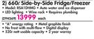 Samsung 660ltr Side-By-Side Fridge/Freezer RSA1DHMG