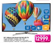 Samsung 55"(140cm) 3D Smart Full HD LED TV UA55H6400