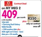 Samsung Dual Galaxy Tablet-On My MEG 2
