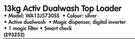 Samsung 13Kg Activ Dualwash Top Loader WA13J5730SS
