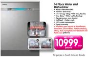 Samsung 14 Place Water Wall Dishwasher DW60H9950FS