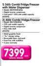 Samsung 360ltr Combi Fridge/Freezer With Water Dispenser RB29HWR3DSA