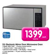 Samsung 32Ltr Electronic Mirror Door Microwave Oven ME0113M1