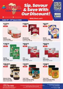 Africa Cash and Carry : Sip, Savour and Save With Our Discount (01 March - 07 March 2025 While Stocks Last)