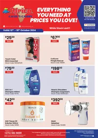 Africa Cash & Carry : Saturday Promo (12 October - 18 October 2024 While Stocks Last)