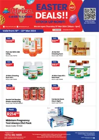 Africa Cash & Carry : Easter Deals (16 March - 22 March 2024)