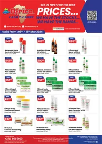Africa Cash & Carry : Saturday Promo (9 March - 15 March 2024)