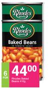 Rhodes Baked Beans-6x410g
