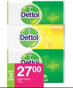 Dettol Soap-For Any 3x175g