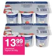Lancewood Yoghurt-6x100g Each